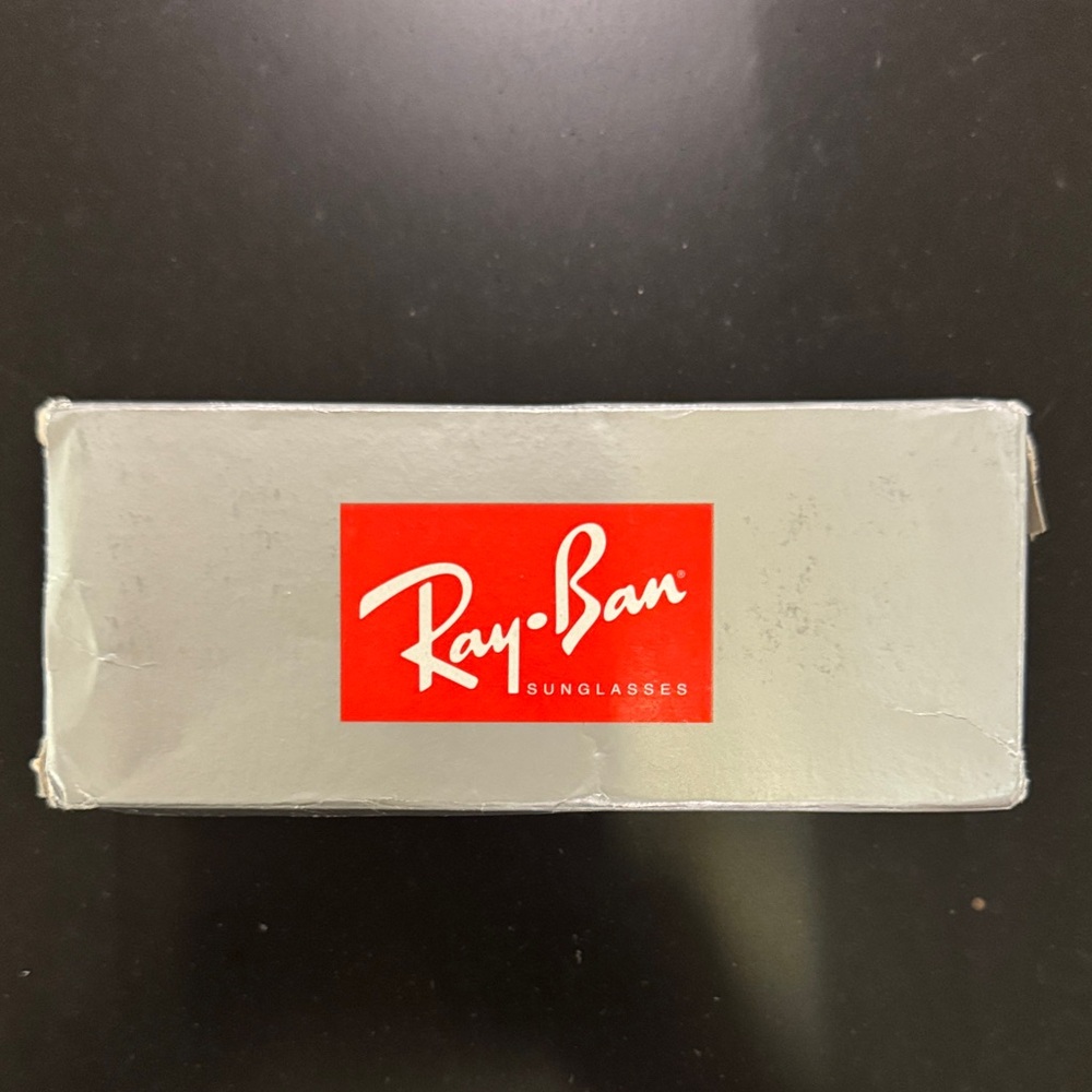 Ray-Ban Silver Box with Red Logo